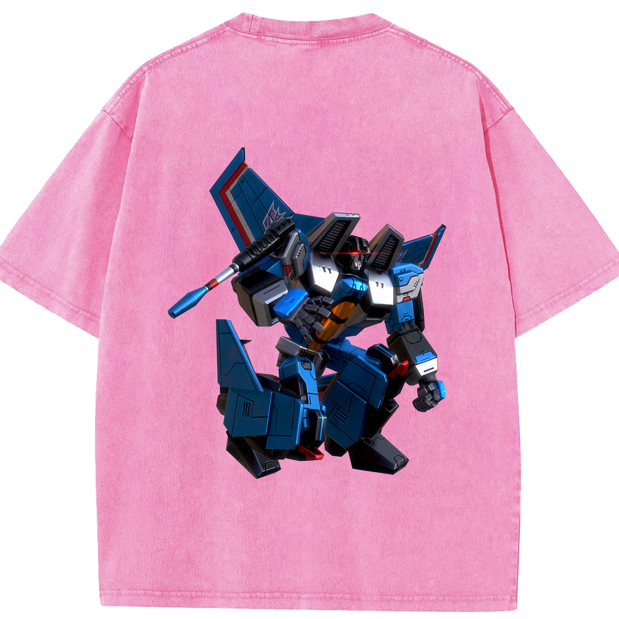 （画像用） Transformers トランスフォーマー 綿100% ヴィンテージ風 半袖Tシャツ（背面プリント）